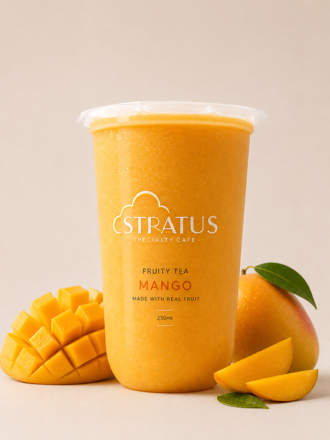 ☁️🥭 Stratus Signature Mango Sunset | Premium Real Fruit Café Blend