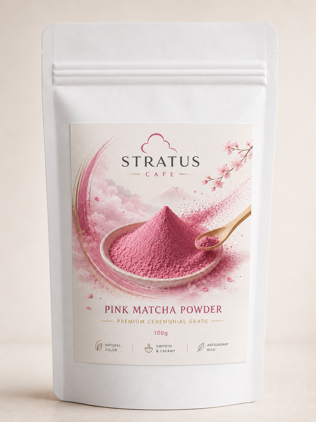 Stratus Pink Matcha | Dragon Fruit Superfood Powder