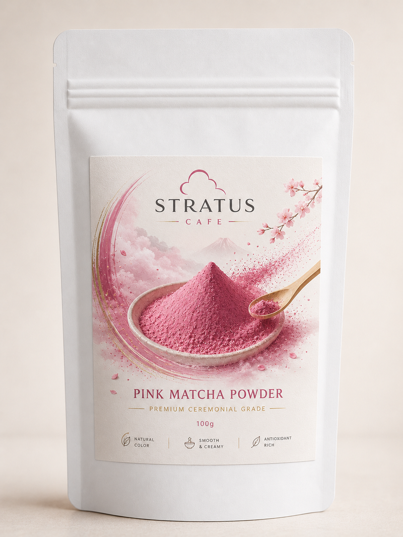 Stratus Pink Matcha | Dragon Fruit Superfood Powder