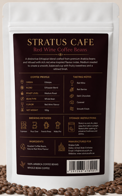 Red Wine Coffee Beans – Premium Ethiopian Arabica Whole Bean
